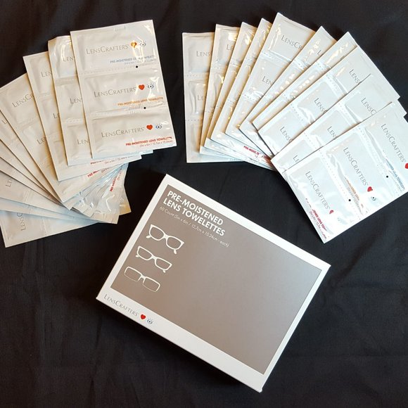 LensCrafters LENS WIPES - (2x) 60 Packs - Crafters Cleaner, camera, phone - Picture 2 of 7